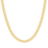 925 Sterling Silver Yellow Gold Plated 7mm Solid Miami Cuban Chain | 18" to 26"