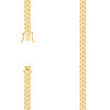 925 Sterling Silver Yellow Gold Plated 7mm Solid Miami Cuban Chain | 18" to 26"