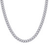 925 Sterling Silver Rhodium Plated 8.5mm Solid Miami Cuban Chain | 18" to 26"