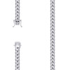 925 Sterling Silver Rhodium Plated 8.5mm Solid Miami Cuban Chain | 18" to 26"