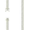 925 Sterling Silver Box Clasp Plain 8.4mm Solid Miami Cuban Chain | 18" to 26"