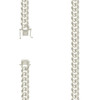 925 Sterling Silver Box Clasp Plain 9.8mm Solid Miami Cuban Chain | 18" to 26"