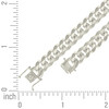 925 Sterling Silver Box Clasp Plain 9.8mm Solid Miami Cuban Chain | 18" to 26"