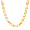 925 Sterling Silver Yellow Gold Plated 10mm Solid Miami Cuban Chain | 20" to 26"