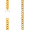 925 Sterling Silver Yellow Gold Plated 12mm Solid Miami Cuban Chain | 20" to 26"