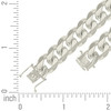 925 Sterling Silver Box Clasp Plain 12.8mm Solid Miami Cuban Chain | 22" to 26"