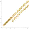 925 Sterling Silver Yellow Gold Plated 13mm Solid Miami Cuban Chain | 20" to 26"