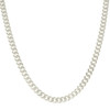 925 Sterling Silver Diamond Cut 7mm Solid Miami Cuban Pyramid Chain | 18" to 26"