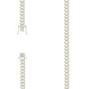 925 Sterling Silver Diamond Cut 7mm Solid Miami Cuban Pyramid Chain | 18" to 26"