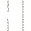 925 Sterling Silver Diamond Cut 8.5mm Solid Super Flat Curb  Chain | 20" to 26"