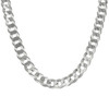 925 Sterling Silver Unisex Plain 10.5mm Solid Super Flat Curb  Chain 18" to 28"