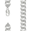 925 Sterling Silver Unisex Plain 13.5mm Solid Super Flat Curb  Chain 20" to 28"