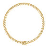 Sterling Silver Yellow Gold Plated 4mm Hollow Miami Cuban Bracelet | 7" to 9"