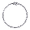 925 Sterling Silver Rhodium Plated 5mm Solid Miami Cuban Bracelet | 7" to 9"