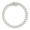 925 Sterling Silver Box Clasp Plain 8.4mm Solid Miami Cuban Bracelet | 7" to 9"