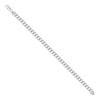 925 Sterling Silver Unisex Plain 7mm Solid Super Flat Curb  Bracelet | 7" to 9"