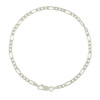 925 Sterling Silver Lobster Clasp 3mm Solid Classic Figaro Bracelet | 7" to 9"