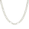925 Sterling Silver Lobster Clasp 7mm Solid Classic Figaro Chain | 16" to 26"