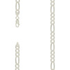 925 Sterling Silver Lobster Clasp 7mm Solid Classic Figaro Chain | 16" to 26"