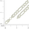 925 Sterling Silver Lobster Clasp 8mm Solid Classic Figaro Chain | 16" to 26"