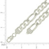 925 Sterling Silver Lobster Clasp 11mm Solid Classic Figaro Bracelet | 7" to 9"