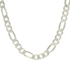 925 Sterling Silver Lobster Clasp 13mm Solid Classic Figaro Chain | 20" to 26"