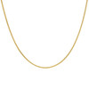 Sterling Silver Yellow Gold Plated Lobster 1mm Solid Franco Chain | 16" to 26"