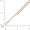 925 Sterling Silver Rose Gold Plated Lobster 2mm Solid Franco Chain | 16" to 28"