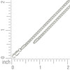 925 Sterling Silver Lobster Rhodium Plated 3mm Solid Franco Chain | 16" to 24"