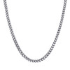 925 Sterling Silver Lobster Rhodium Plated 3.7mm Solid Franco Chain | 18" to 28"
