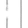 925 Sterling Silver Lobster Rhodium Plated 3.7mm Solid Franco Chain | 18" to 28"