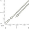 925 Sterling Silver Lobster Rhodium Plated 3.7mm Solid Franco Chain | 16" to 24"