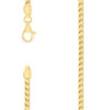 Sterling Silver Yellow Gold Plated Lobster 4.2mm Solid Franco Chain | 20" to 28"
