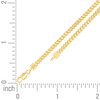 925 Sterling Silver Yellow Gold Plated 3.5mm Hollow Franco Chain | 16" to 26"