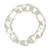 925 Sterling Silver Lobster Clasp Plain 14mm Solid Classic Figaro Bracelet | 8"