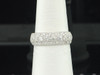 Ladies 14K White Gold Designer Round Diamond Engagement Ring Wedding Band .64 Ct