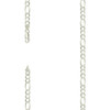 925 Sterling Silver Lobster Clasp D/C 5.5mm Super Flat Figaro Chain | 16" to 24"