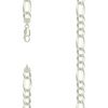 925 Sterling Silver Lobster Clasp D/C 10mm Super Flat Figaro Chain | 20" to 26"