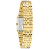 Bulova Quadra Modern 97P140 Women's Gold Stainless Steel Champagne Dial Watch