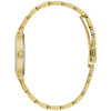 Bulova Crystal 98X138 Gold Stainless Steel Mother of Pearl Watch & Bracelet Set