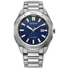 Citizen Eco-Drive Odyn BM7630-80L 41mm Stainless Steel Blue Dial Octagon Watch