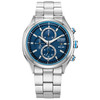 Citizen Eco-Drive Sport Casual CA0430-54M 41mm Stainless Steel Blue Dial Watch