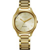 Citizen Eco-Drive Sport Casual EM0752-54P 35mm Gold Plated Stainless Steel Watch