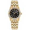 Citizen Eco-Drive Corso Diamond EW2712-55E 28mm Gold Stainless Steel Black Watch