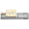 10K Yellow Gold Real Baguette Diamond Charm 100 Dollar Dog Tag Pendant 1.62 CT