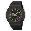 Casio G-Shock Luxe Black GA2100LXB-1A9 Gold Marker 2100 Series Analog LED Watch