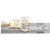 10K Yellow Gold Natural Diamond Mens Counting Money Charm Drip CASH Pendant 1 CT