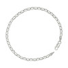 925 Sterling Silver Lobster Clasp 3mm Solid Classic Mariner Bracelet | 7" to 9"