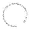 925 Sterling Silver Lobster Clasp 4mm Solid Classic Mariner Bracelet | 7" to 9"