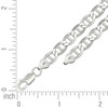 925 Sterling Silver Lobster Clasp 7mm Solid Classic Mariner Bracelet | 7" to 9"